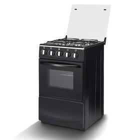 Rqz003 Yeesimcrane 20 Inch Freestanding Lpg Stove - Equipped With 4 Coil Burners And Oven Sta