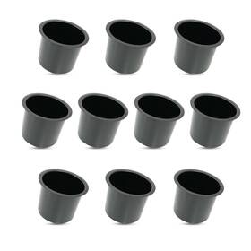 4347294506 Yh Poker Yuanhe Aluminum Jumbo Cup Holder - 10 Pack Black Table Inser 4347294506 Yh Poker Yuanhe Aluminum Jumbo Cup Holder - 10 Pack Black Table Inser