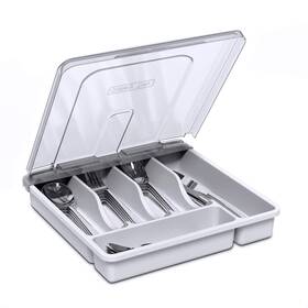 5w-de Yicochi -5w-de Utensil Holder For Countertop With Lid Plastic Silverware Tray Drawer 5 5w-de Yicochi -5w-de Utensil Holder For Countertop With Lid Plastic Silverware Tray Drawer 5