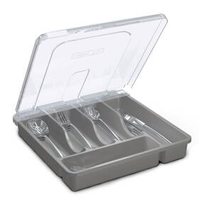 Yicochi 643681102280 Utensil Holder For Countertop With Lid Plastic Silverware Tray Drawer 5 Yicochi 643681102280 Utensil Holder For Countertop With Lid Plastic Silverware Tray Drawer 5