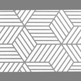 302768 Yifasy Shelf Liner Silver Geometry Self-adhesive Cabinet Paper 118x17.7 Inch