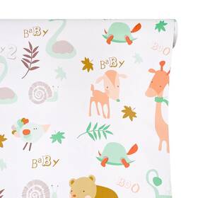 Yifasy 779172067561 118 X 17.7 Inch Zoo Park Pvc Self Adhesive Drawer Shelf Liner For Kids Furniture