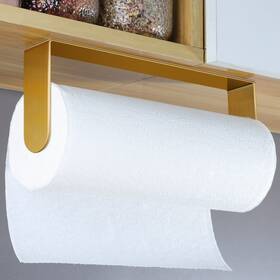 Kh018fg Yigii Adhesive Paper Towel Holder Under Cabinet - Single Hand Operable