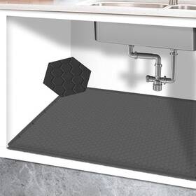 Yijuangfa 745746747061 31 Inch X 22 Silicone Under Sink Mat For Bathroom/kitchen Cabinet Organizer Yijuangfa 745746747061 31 Inch X 22 Silicone Under Sink Mat For Bathroom/kitchen Cabinet Organizer