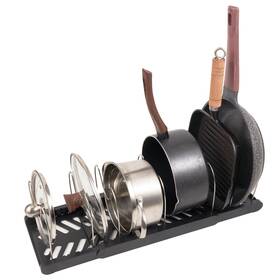 Gj-1-2 Ylmijfe Stainless Steel Adjustable Dividers Pot And Pan Organizer Rack Expandable 12
