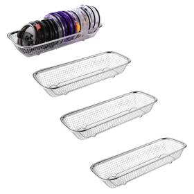 Ym096 Yoku Made 4pack Stainless Steel Tumbler Cup Lid Organizer Inside Cabinet Mason Jar