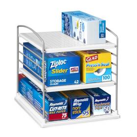 50202 Youcopia Upspace Adjustable Box Organizer For Foil Wrap And Kitchen Cabinet S