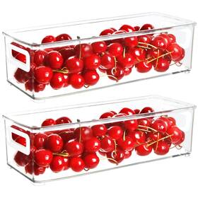 Og-pko4-0516 Youngever 4 Pack Stackable Plastic Storage Organizer Container Bins Stackabl Og-pko4-0516 Youngever 4 Pack Stackable Plastic Storage Organizer Container Bins Stackabl