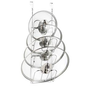 Yqh 731630716893 The-cabinet Pot Lid Organizer Door Mounted Cover Rack Storage