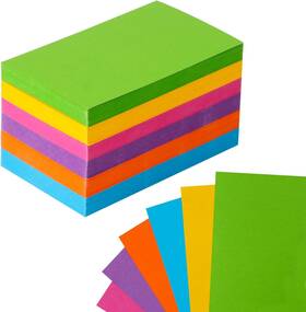 Kz121 Ysglory 300 Pieces Blank Index Cards 3 5 Colored Note Inch Multicolor