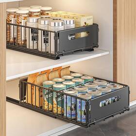 81100110sck Yunnasi Pull Out Cabinet Organizer Slide Drawer Storage Shelves Cupboard Organise