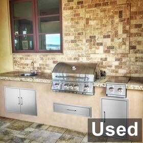 3wxjc4 Yuxianbbq 30 Inch Outdoor Kitchen Single Drawer Stainless Steel