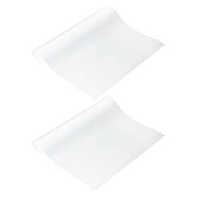 Zaplyte 672668515280 18 Inch 20ft 2roll Shelf Liner Non-adhesive Cabinet Liners Eva Drawer Mat Clear