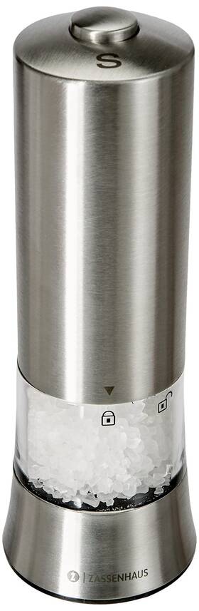 M033069 Zassenhaus Inch Gera Electric Salt Mill 7-inch