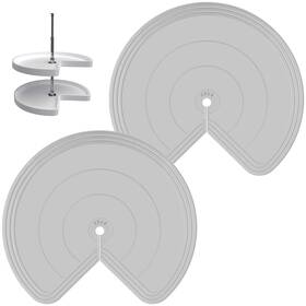Zdls-s1 Zdls Lazy Susan Shelf Linersilicone Liners For Dual Tier Pie Cut S