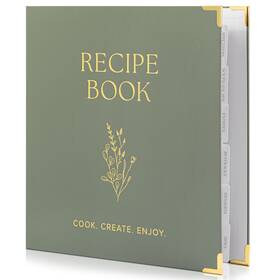 23-061d Zicoto Aesthetic 8.5 Inch X11 Recipe Binder Waterproof Cover Cards Sleeves 23-061d Zicoto Aesthetic 8.5 Inch X11 Recipe Binder Waterproof Cover Cards Sleeves