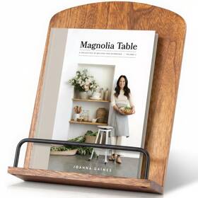 24-112a Zicoto Zic-bookstand Beautiful Cookbook Stand For Your Kitchen Counter - Solid Wood Easily K
