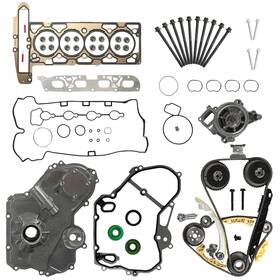 Lq-dtb-gm2400-002 Ziduasneb 2.4 Head Gasket Set Timing Chain Vvt Gears Kit With Cover Water Pump