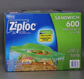 Ziploc 067140003841 Sandwich Bags 4 Packs Of 150