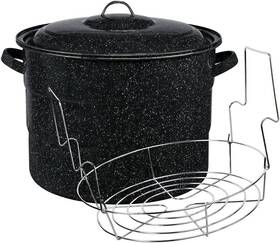 Ziszor 010432064497 21.5 Quart Water Bath Canner With Can Rack Canning