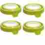 Zlid1901clr Anchor Hocking True Seal 1 Cup Round Bowl Lid 4 Pack