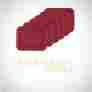 Zlid1911red Anchor Hocking Storage Red Plastic Lid-cover For 1 7 8 Cup Container 6 Pack