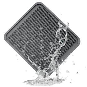Zlr 680613393661 Large Silicone Dish Drying Mat 16 Inch X 18 - Xl Heavy Duty Drainboard