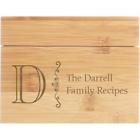 Zmsc0007 Personalized Laser Engraved Wooden Family Recipe Box Graham 656200263884
