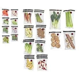 1031925 Zwilling Fresh And Save 30-pc Assorted Sizes Vacuum Sealer Bags Reusable Sous
