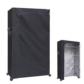 Zysuor 671891451181 Heavy Duty Storage Shelving Rack Cover - Dustproof Waterproof Wire She