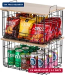 Iris Usa Wire Basket For Pantry Organizers And Storage, 2 Pack, Potato Onion. Fixed Price $40.78.