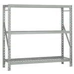 Muscle Rack BW24272W3SILV Freestanding Garage Storage Shelf, Silver, 800 Lbs. Fixed Price $80.00.