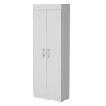 Dawson Pantry Cabinet With Sleek 5-SHELF Storage ,white. Fixed Price $160.16.