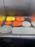 Vintage Tupperware Lids Lot (8) See Description For #. Fixed Price $24.00.