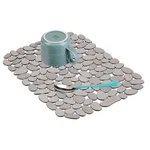 Idesign Pebblz Large Plastic Sink Grid, Non-skid Dish 11.75" X 15.75", Gray. Fixed Price $22.27.