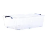 Superio Plastic Storage Bin With Lid Box For Under Bed Stackable Container Latch. Fixed Price $80.70.