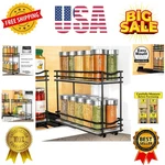 Pull Out Spice Rack Organizer For Inside Kitchen Cabinets 4-3/8 Inch Wide -.... Fixed Price $71.19.