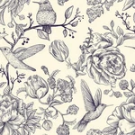 Chihut Vintage Hummingbird Peel And Stick Wallpaper Removable Waterproof Rose.... Fixed Price $18.81.