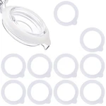 Savita 10 Pcs Silicone Replacement Gaskets, 3.75 Inch Seals White. Fixed Price $11.75.