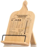 Ikedas Bamboo Stand, Sturdy Holder, Recipe Wit.... Fixed Price $16.82.
