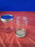 These Are Ball Quilted Crystal Jelly Jars With Lids Bands. Fixed Price $35.00.