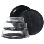 Coperation Platter Lid 18 Pete Clear Dome Sabert, 36 Cs. Fixed Price $194.00.