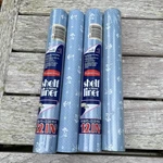 Vintage 1987 Rubbermaid Shelf Drawer Liner Roll Heather Blue Floral 5359 New. Fixed Price $20.97.