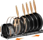 Mudeelaexpandablepot Lid Organizerrack 11.81"-22.85" For Cabinet Kitchen Storage. Fixed Price $28.79.