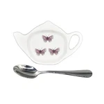 Holder Ceramic Dish Teapot Shaped Spoon Rest Set 4.5 In.... Fixed Price $17.09.