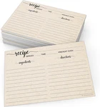 321DONE Recipe Cards, Made Standard (4X6), Classic - Ing & Dir Front. Fixed Price $22.70.
