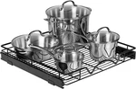 Heavy Duty Pull Out Cabinet Organizer - 20"W X 21"D, Lifetime Warranty. Fixed Price $77.99.