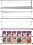 Mindspace Spice Rack Wall Mount, Pantry Cabinet Door Organizer - Set Silver. Fixed Price $28.88.