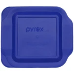 Pyrex 222-PC Square 8" Quart Storage Container Baking Dish Lid Blue New. Fixed Price $11.99.
