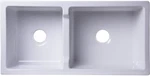 Alfi Brand AB3618DB 36" Double Basin Thick Wall Farmhouse - White. Fixed Price $1146.43.
